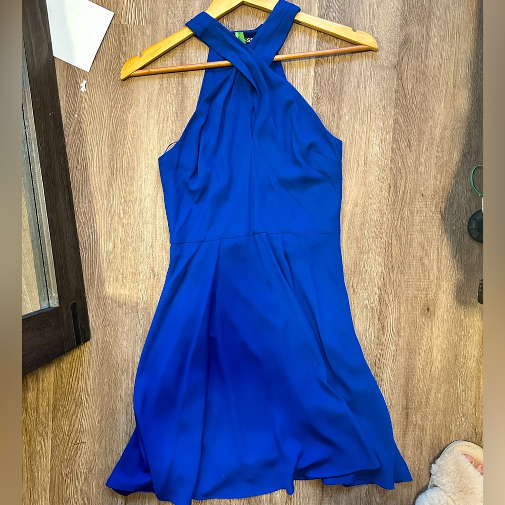 Express blue dress